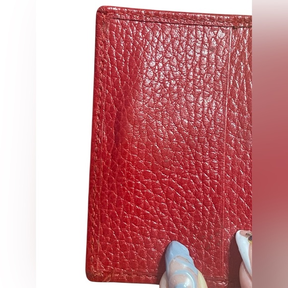 Women’s Authentic EUC Red Gucci Marmont 6 Ring Leather Key Case - Picture 6 of 9